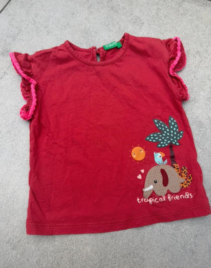 Tee-shirt rouge, Enfants & Bébés, Vêtements de bébé | Taille 80, Enlèvement ou Envoi, Utilisé, Fille, Chemisette ou Manches longues