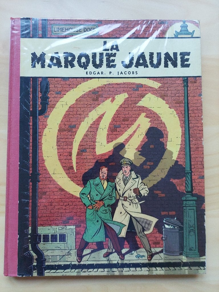 LA MARQUE JAUNE - E. P. JACOBS  - Ed 1959, Livres, Enlèvement, Utilisé