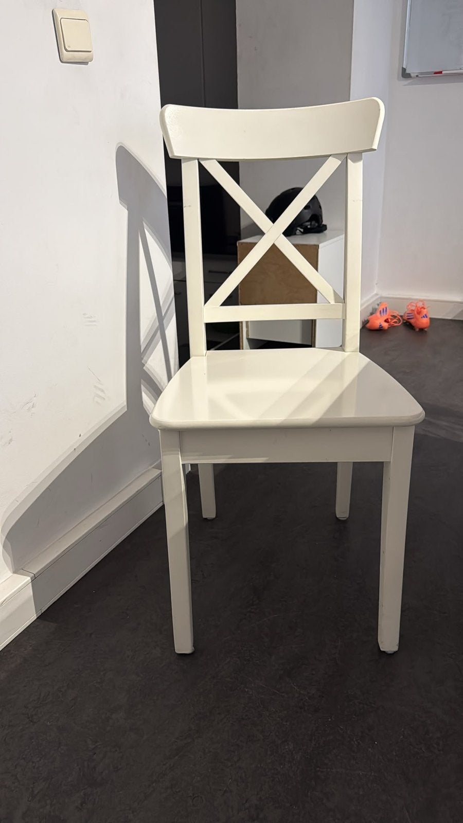Table a manger avec chaises ikea, Maison & Meubles, Comme neuf, Enlèvement, Bois, Blanc