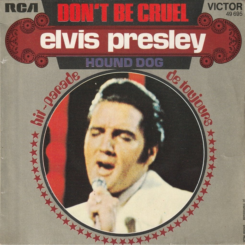 Elvis Presley - Don't be cruel / Hound dog, Gebruikt, Verzenden, Voor 1960, 7 inch