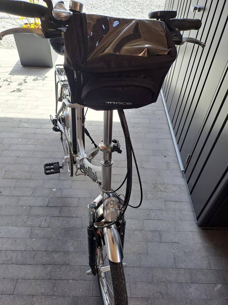 Plooi fiets .of mini fiets, Ophalen