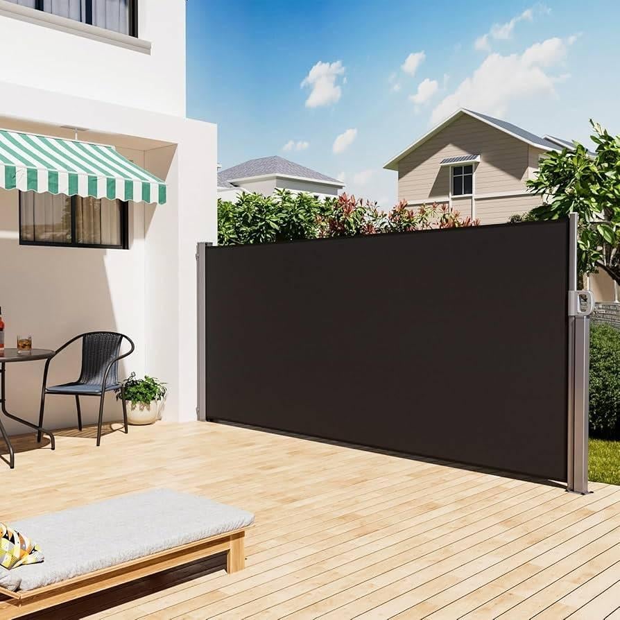 Coupe-vent latéral rétractable Tectake 180x300 cm – Neuf, Tuin en Terras, Tuinschermen, Nieuw, Kunststof, 150 tot 200 cm, 200 cm of meer