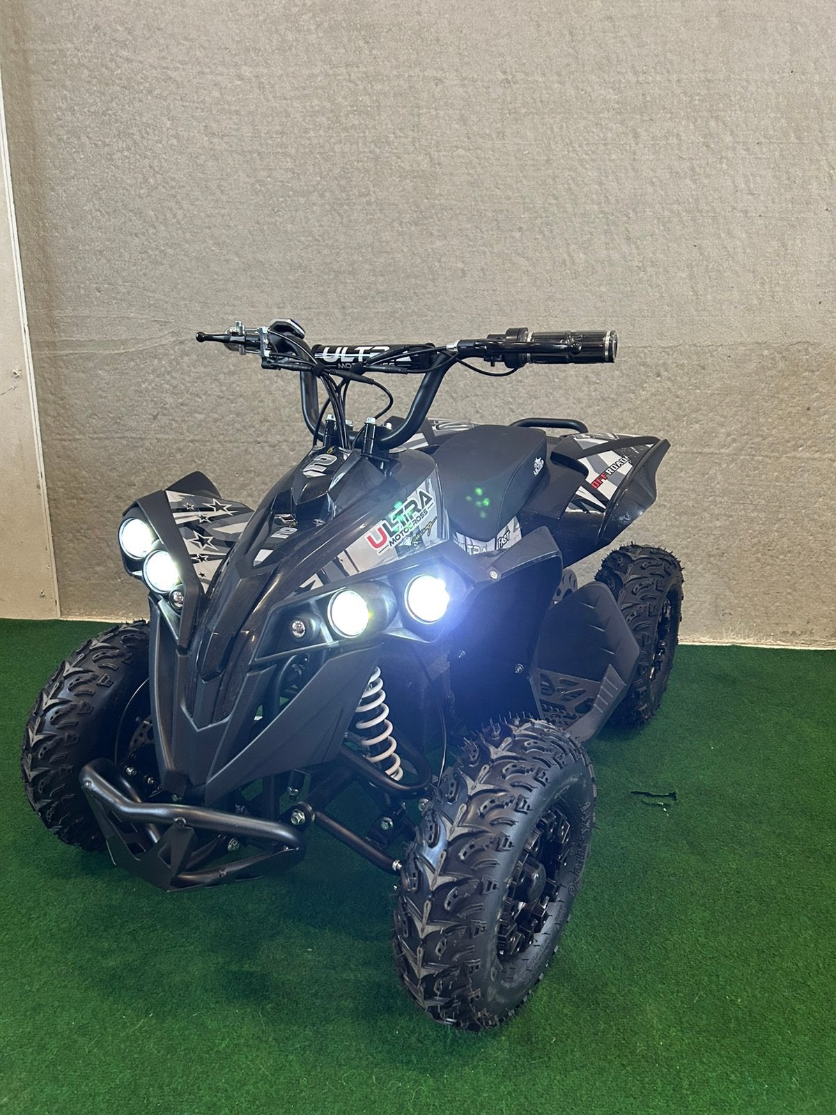 Nieuwe Ultra 1200 watt 48V elektrische zwarte kinder quad, Enlèvement, Neuf