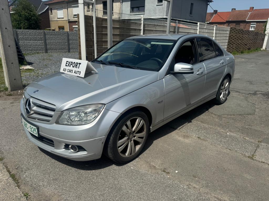 Mercedes c200 2.2 diesel 2009 275.000km euro 4, Autos, Mercedes-Benz, 100 kW, Argent ou Gris, Entreprise, Boîte manuelle