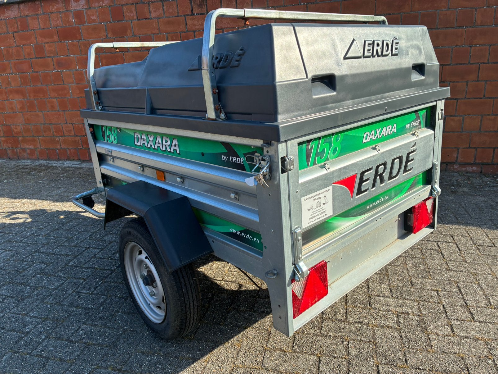 Bagage wagen, daxara 158, Auto diversen, Aanhangers en Bagagewagens, Ophalen, Zo goed als nieuw