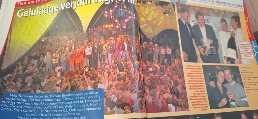 K3 tijdschrift van 2000 Will tura, Envoi, Journal ou Magazine