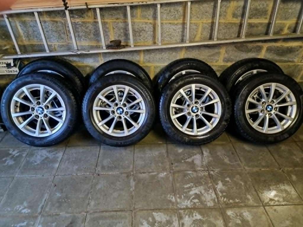 Pneu Bmw 205/60/16 runflat hiver, Auto-onderdelen, Banden en Velgen, Ophalen, Gebruikt, 16 inch, Banden en Velgen