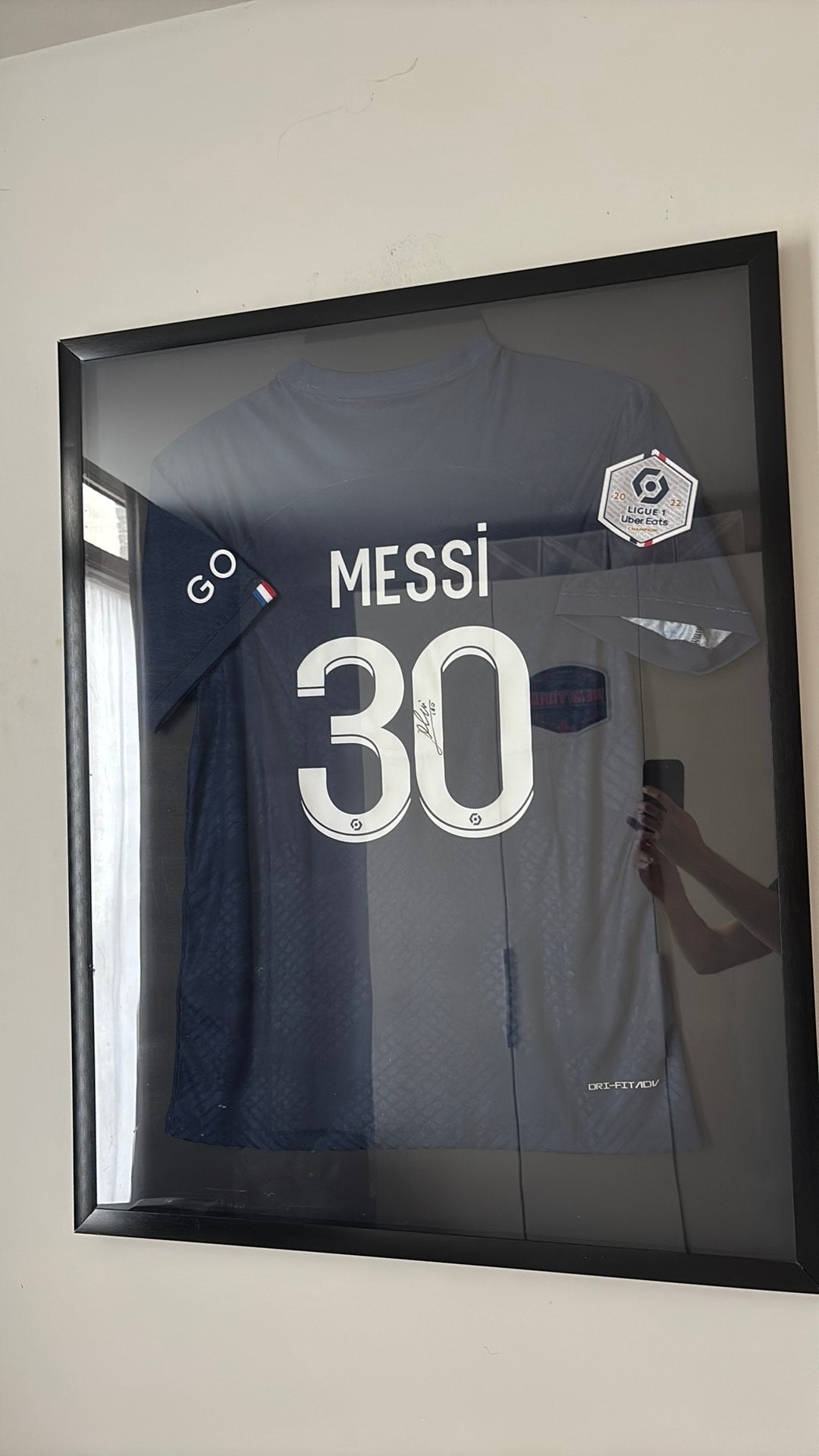 Signed/match issued Lionel Messi tenue PSG, Ophalen, Nieuw, Shirt