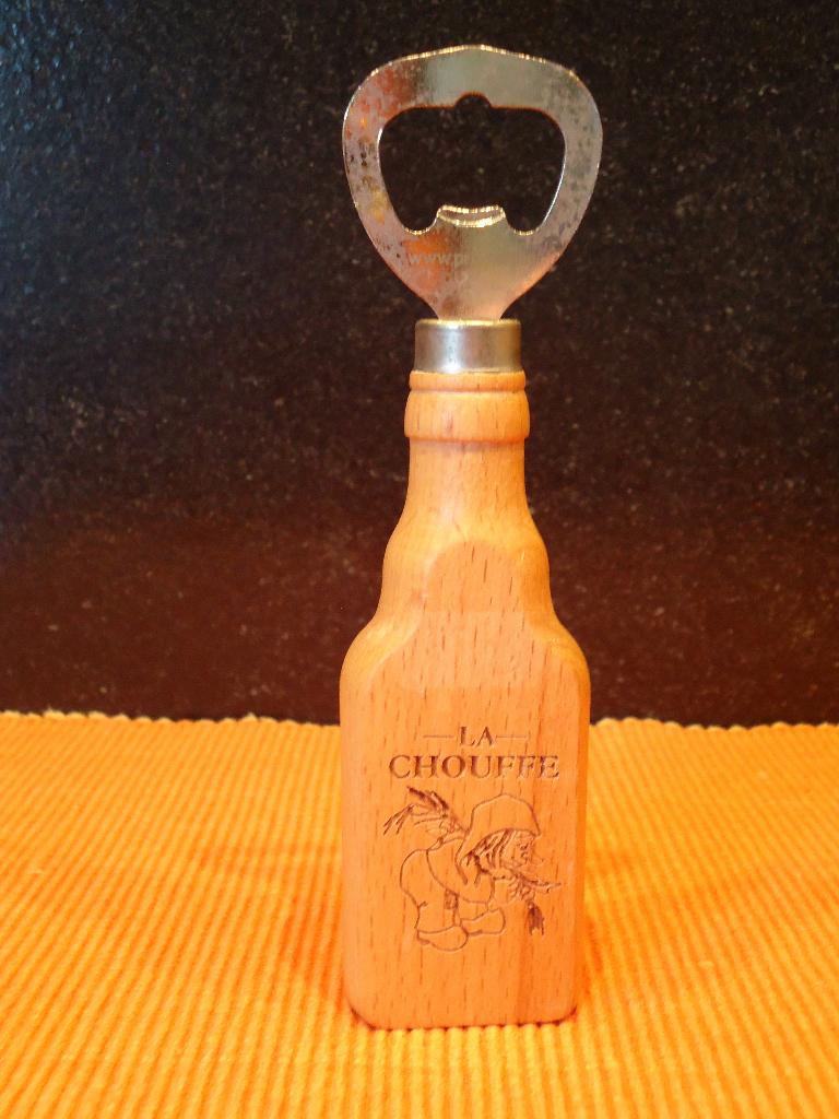 Br.d' Achouffe :La Chouffe flessenopener, Ophalen of Verzenden, Zo goed als nieuw, Flesopener, Duvel