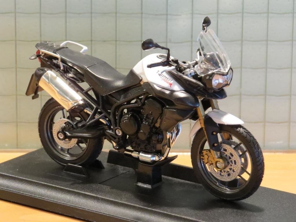 Triumph Tiger 800 1:18 12835 Welly, Ophalen of Verzenden, Nieuw, Motor, Welly