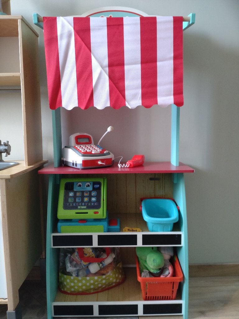 Duo théâtre magasin + accessoires, Enlèvement, Comme neuf, Meuble ou Kitchenette