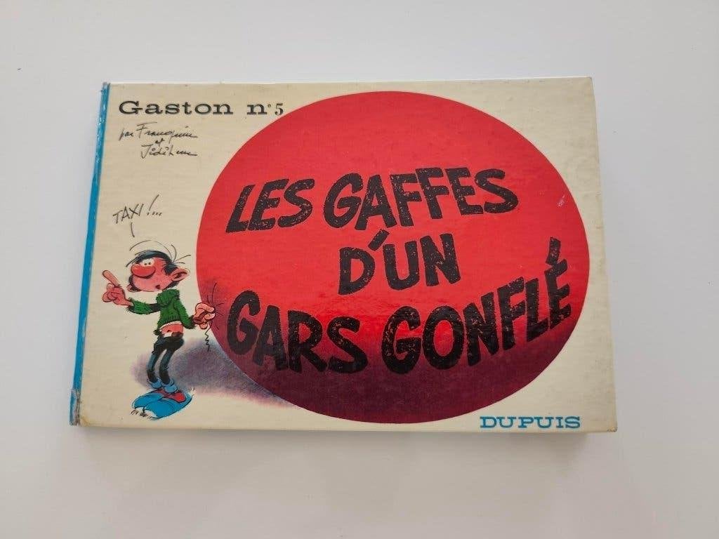 Gaston Lagaffe n5 – Les Gaffes d'un gars gonflé, Ophalen of Verzenden, Gelezen