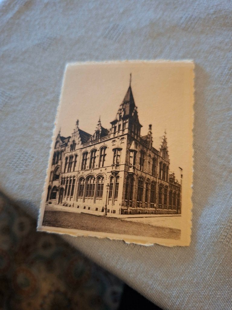 Prentje/Chromo : Roeselare / De Post, Enlèvement ou Envoi, Gravure, Utilisé, 1940 à 1960