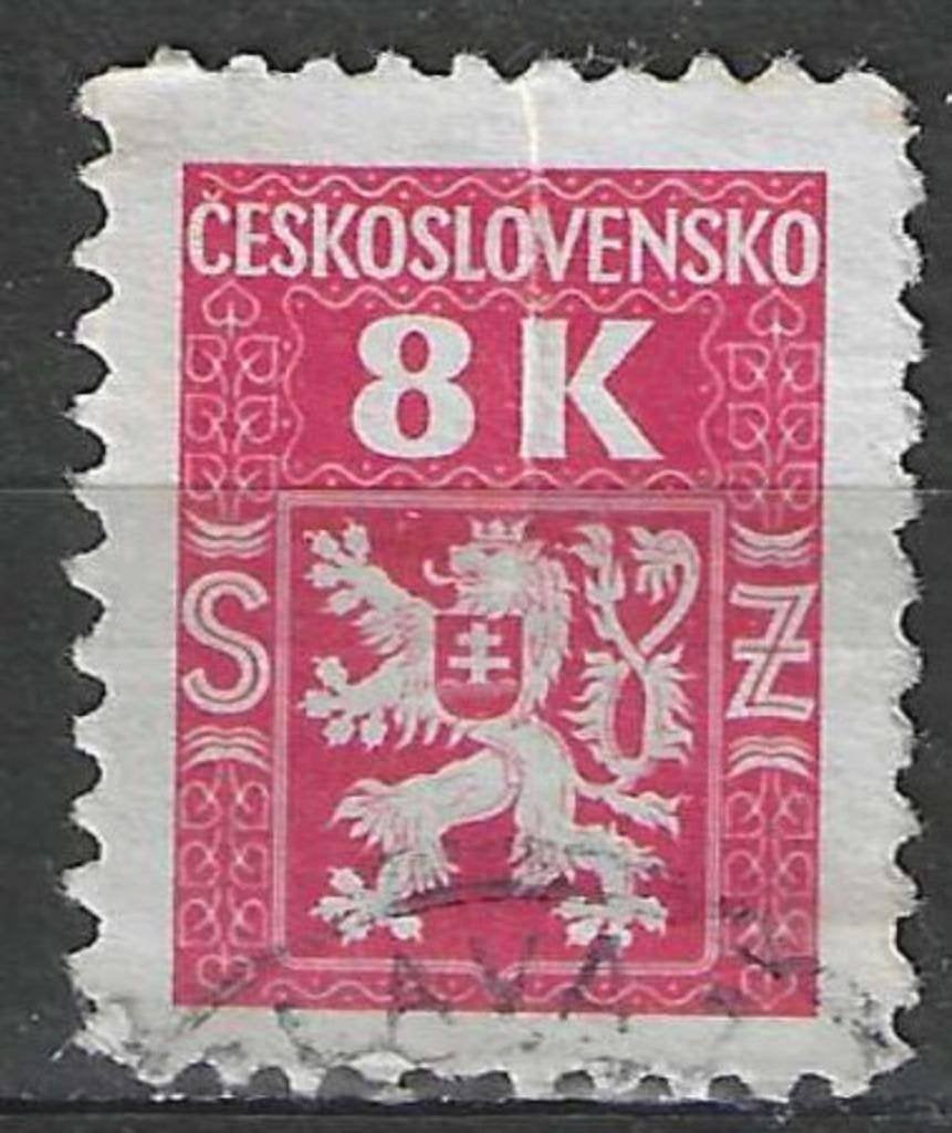 Tchécoslovaquie 1946 - Yvert 7SE - Armoiries (ST), Timbres & Monnaies, Timbres | Europe | Autre, Envoi, Affranchi