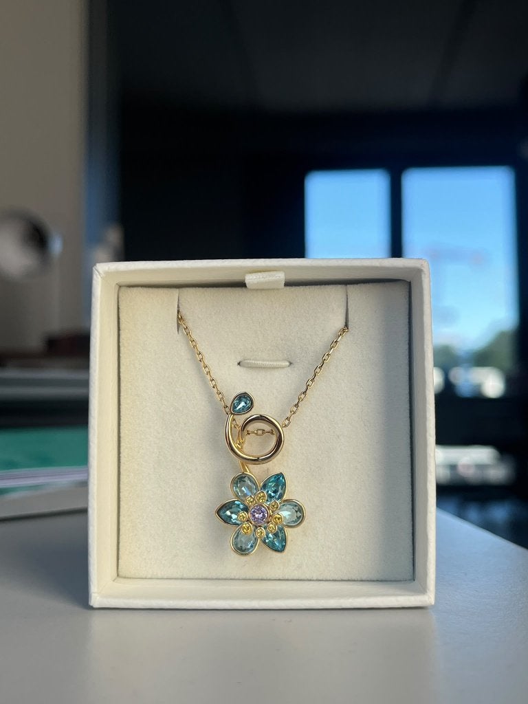 Swarovski Idyllia pendant, Met hanger, Overige materialen, Blauw, Ophalen of Verzenden