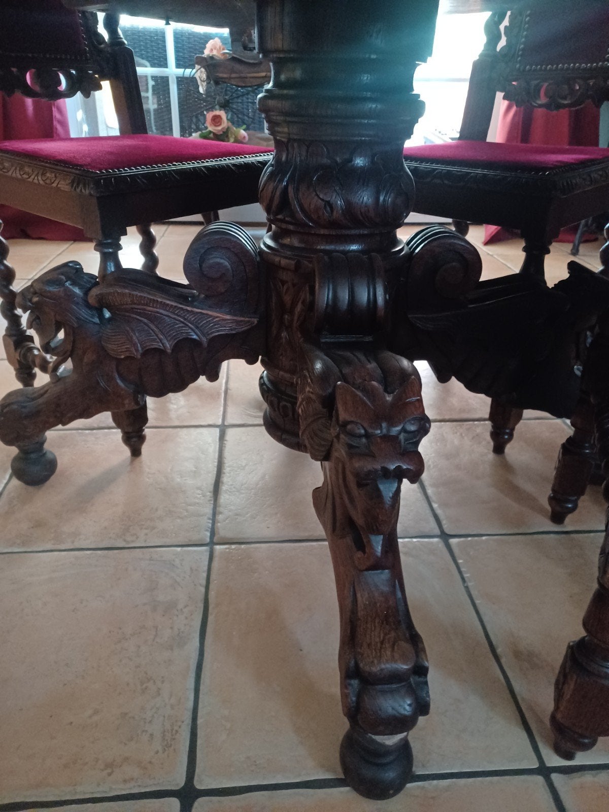 Franse jachttafel, Ophalen