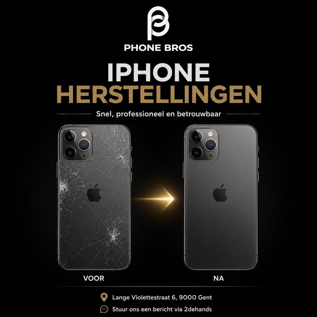 IPHONE BACKGLASS HERSTELLINGEN, Ophalen