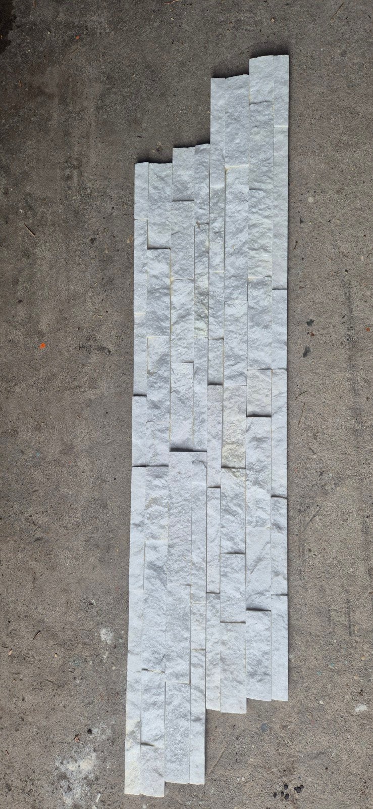 Witte marmer stripes, Ophalen, Marmer