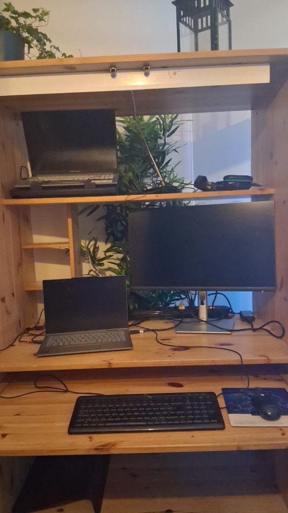 Workstation / Computermeubel, Ophalen, Gebruikt, 70 tot 120 cm, 170 cm of meer