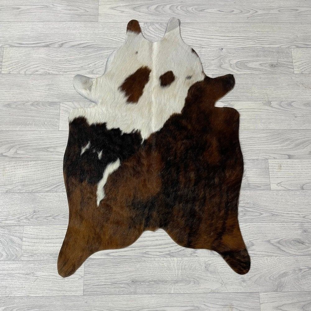 Mini koeienhuid bruin wit zwart 90x60cm #424 | Lederstore, Neuf, Tapisserie murale, Multicolore, Matériau naturel