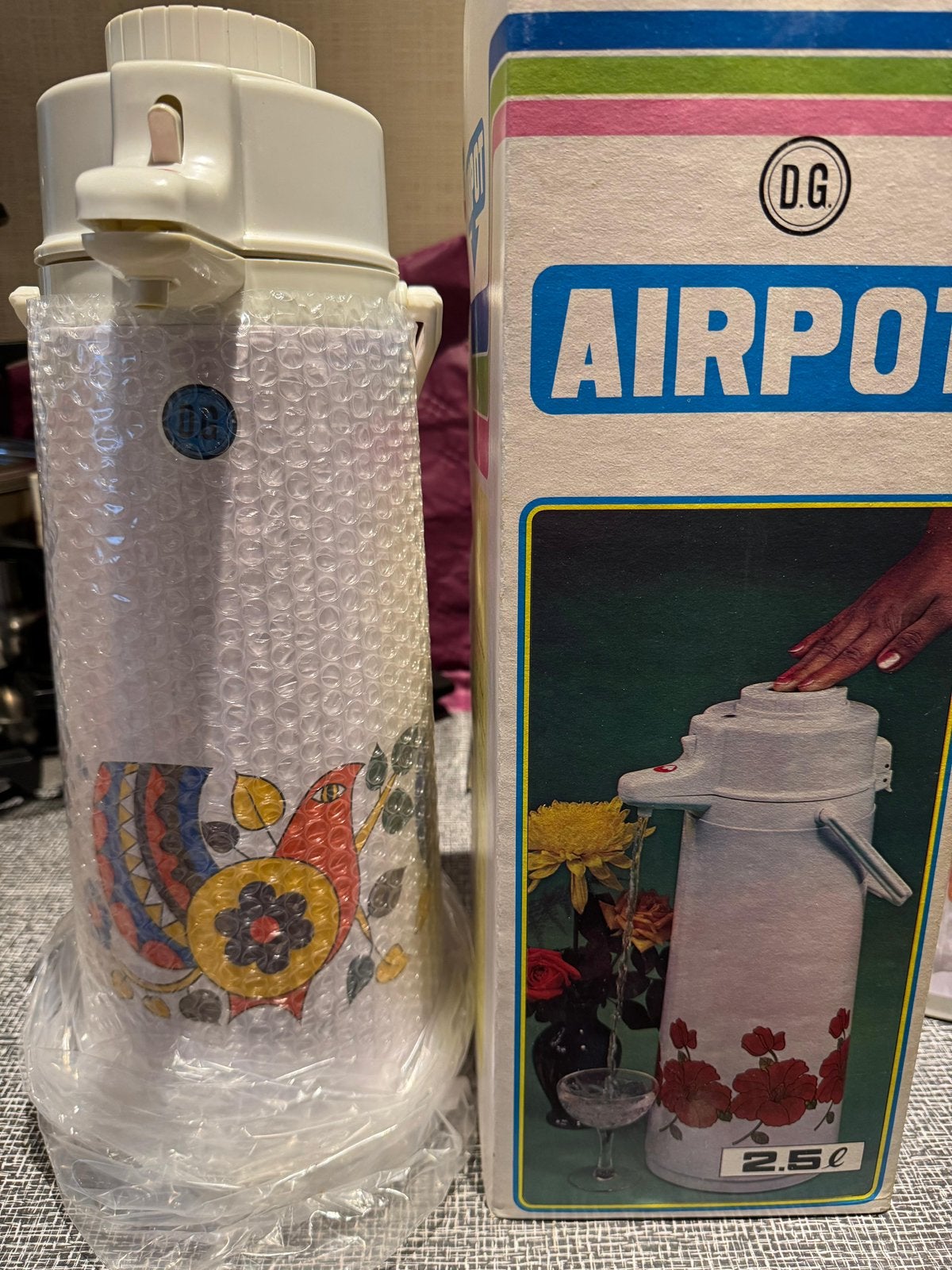 Thermoskan-koffiekan vintage, Huis en Inrichting, Ophalen of Verzenden, Nieuw, Overige materialen, Overige typen