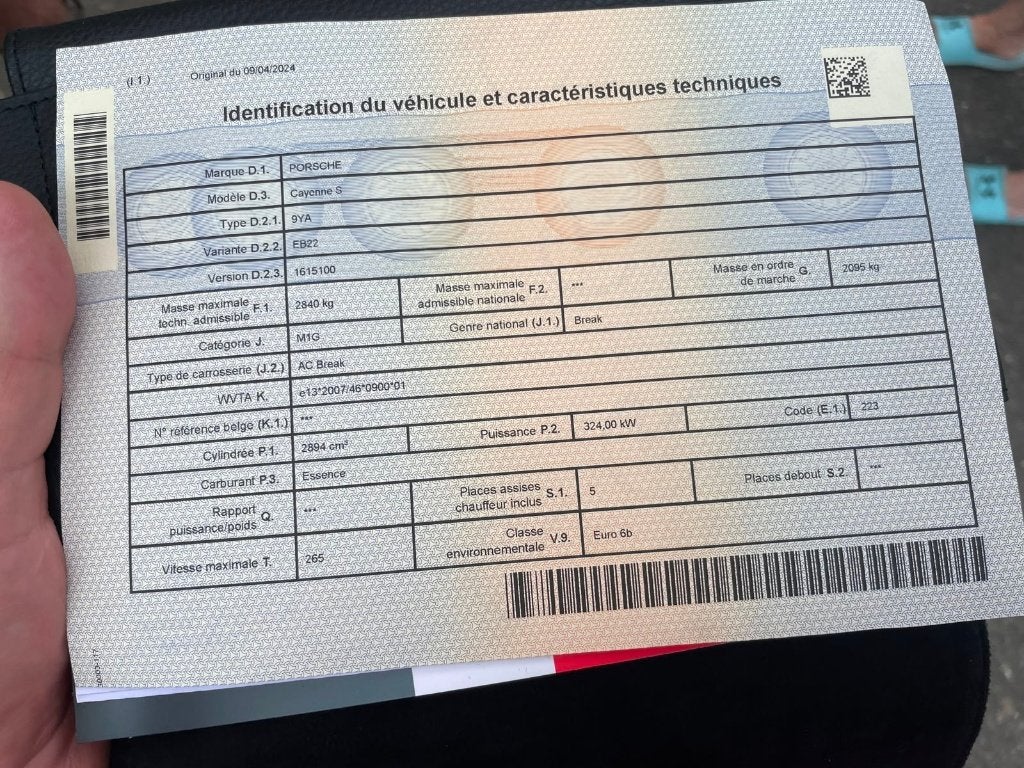 Porche cayenne full option, Auto's, Automaat, Euro 6, Wit, Leder