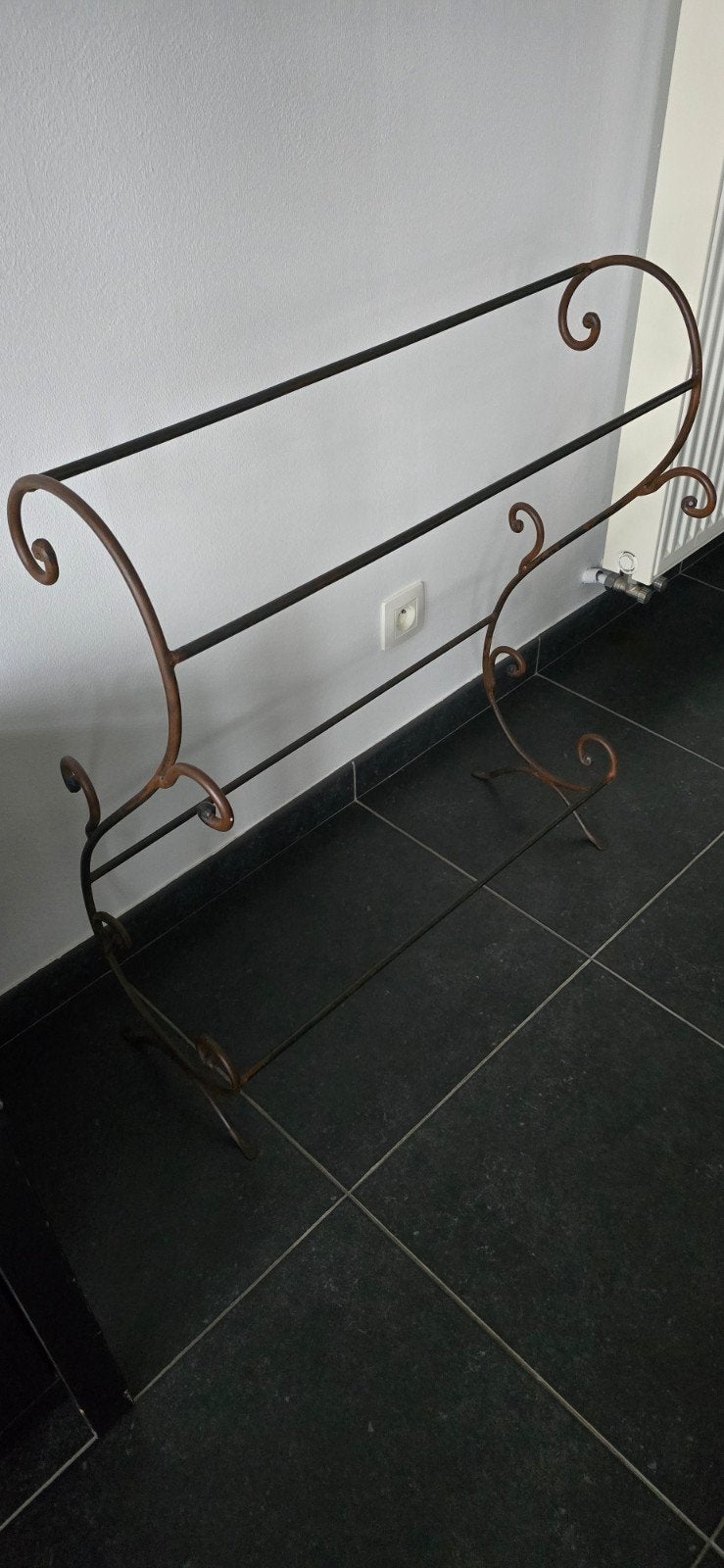 Metalen handdoekrek Flamand, Enlèvement, Métal