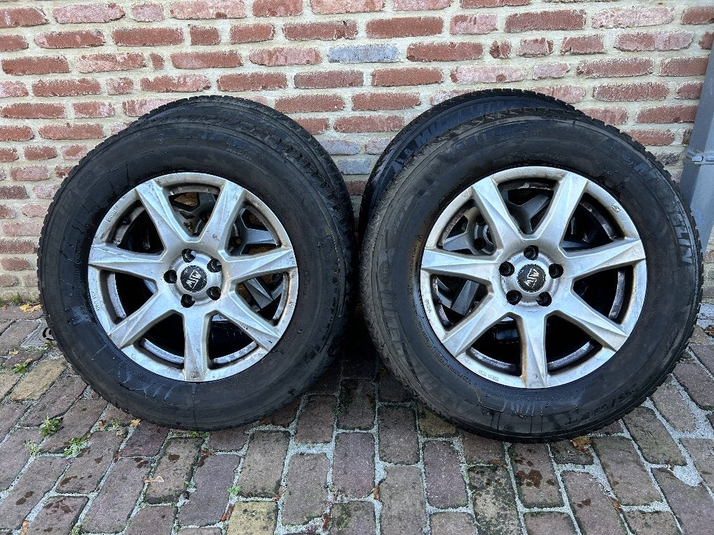 Velgen 17” + Winterbanden Michelin, Auto-onderdelen, Ophalen, Gebruikt, Banden en Velgen, 17 inch