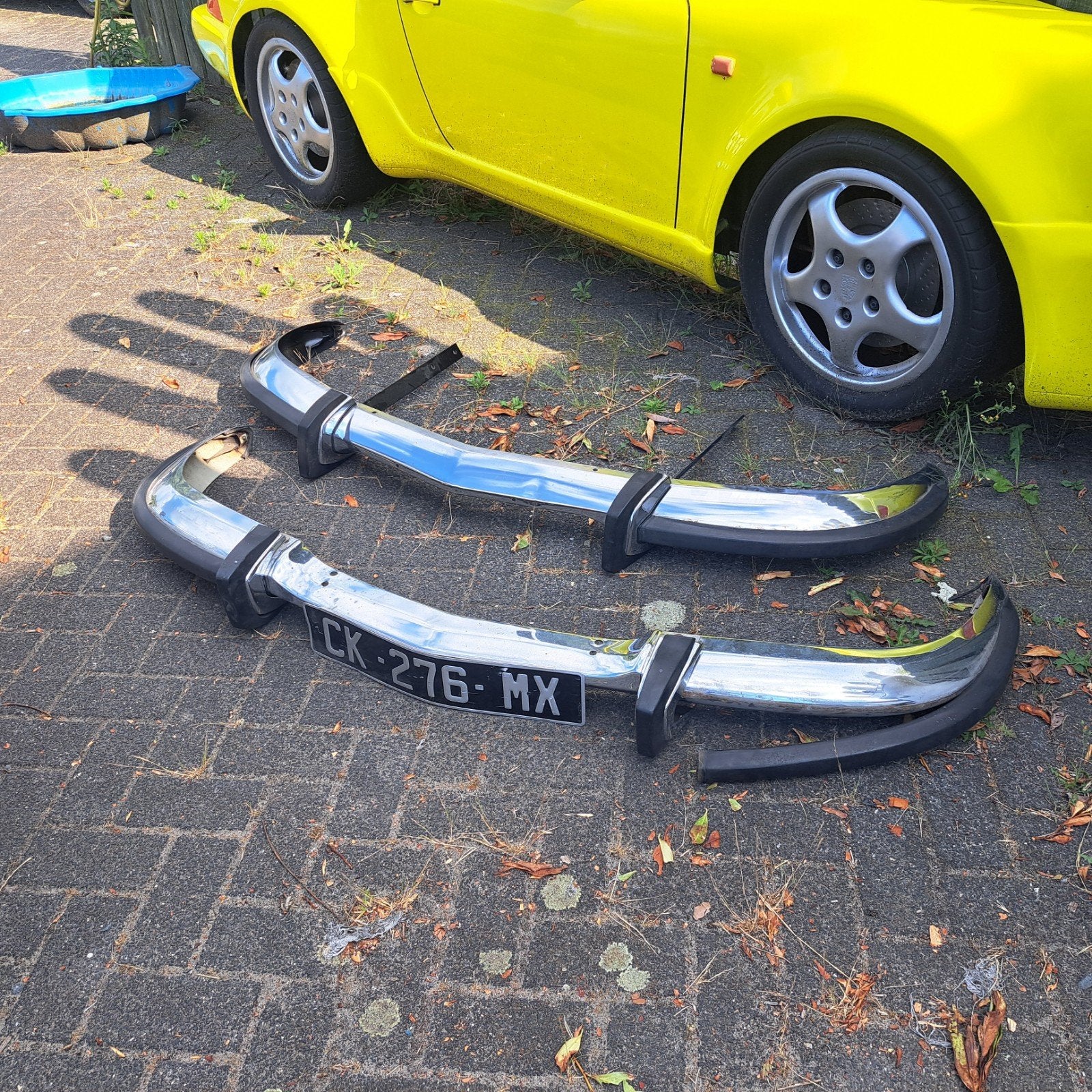 Bmw 30 cs/ csi 2800 cs E9 Coupe Bumpers '68/'75, Auto-onderdelen, Ophalen, Gebruikt, Bumper, Achter