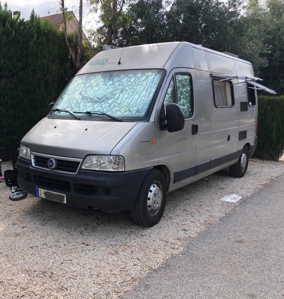 Camping-car fiat ducato adria van 2.8 JTD, Caravanes & Camping, Camping-cars, Fiat, Boîte manuelle, Diesel, Particulier