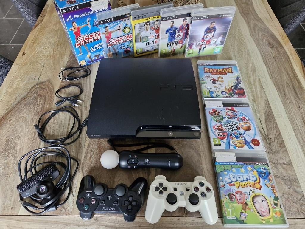 PlayStation 3 Slim (120GB) pakket!, Consoles de jeu & Jeux vidéo, Consoles de jeu | Sony PlayStation 3, Utilisé, Slim, 120 GB