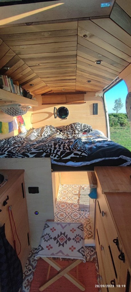 Van aménagé, Chemisch toilet, Buscamper of Camperbus, Koelkast, Mercedes-Benz