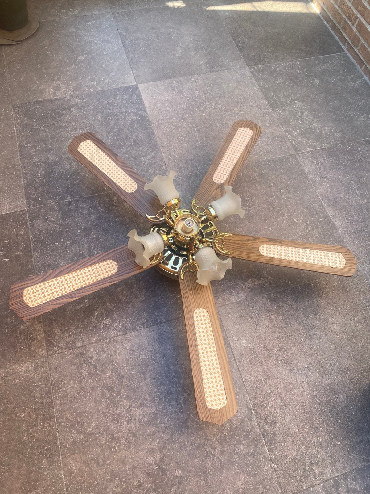 Ventilateur de plafond avec éclairage, Electroménager, Enlèvement, Comme neuf, Ventilateur de plafond