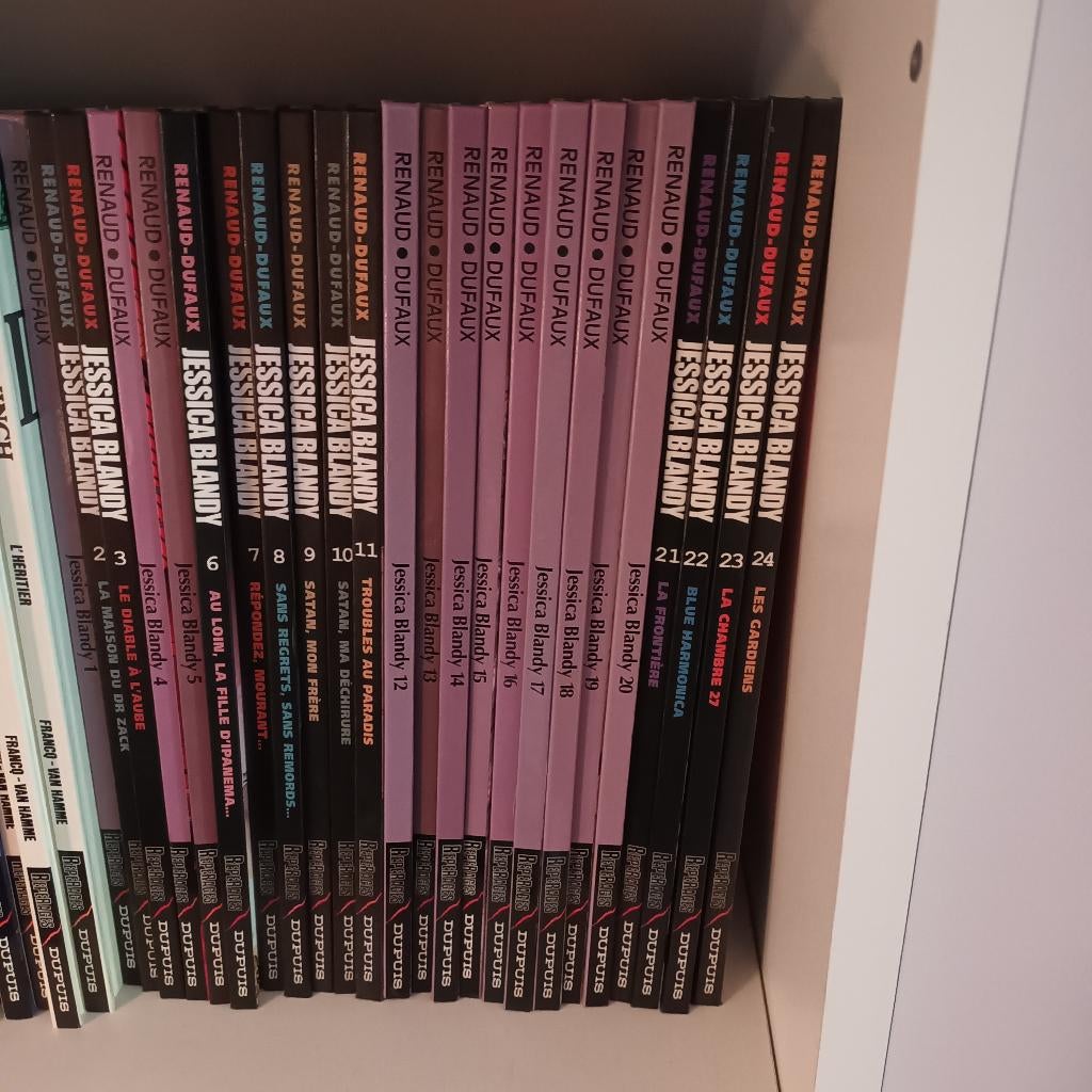 BD Jessica Blandy série complète (24 albums), Ophalen, Renaud-Dufaux, Zo goed als nieuw, Meerdere stripboeken