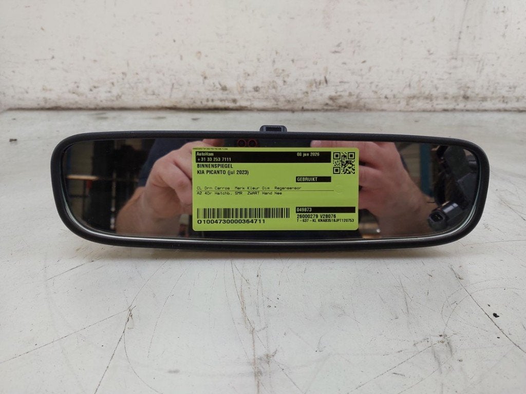 RETROVISEUR INTERIEUR Kia Picanto (JA) (|85101H8000|), Autos : Pièces & Accessoires, Kia, Info@kia.de, Utilisé, Theodor-Heuss-Allee 11
60486  Frankfurt am Main, DE