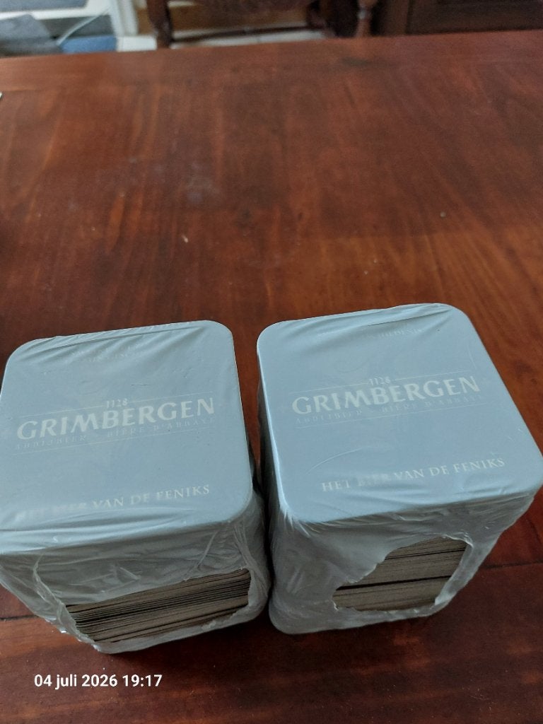 Bierkaartjes grimbergen NIEUW, Enlèvement