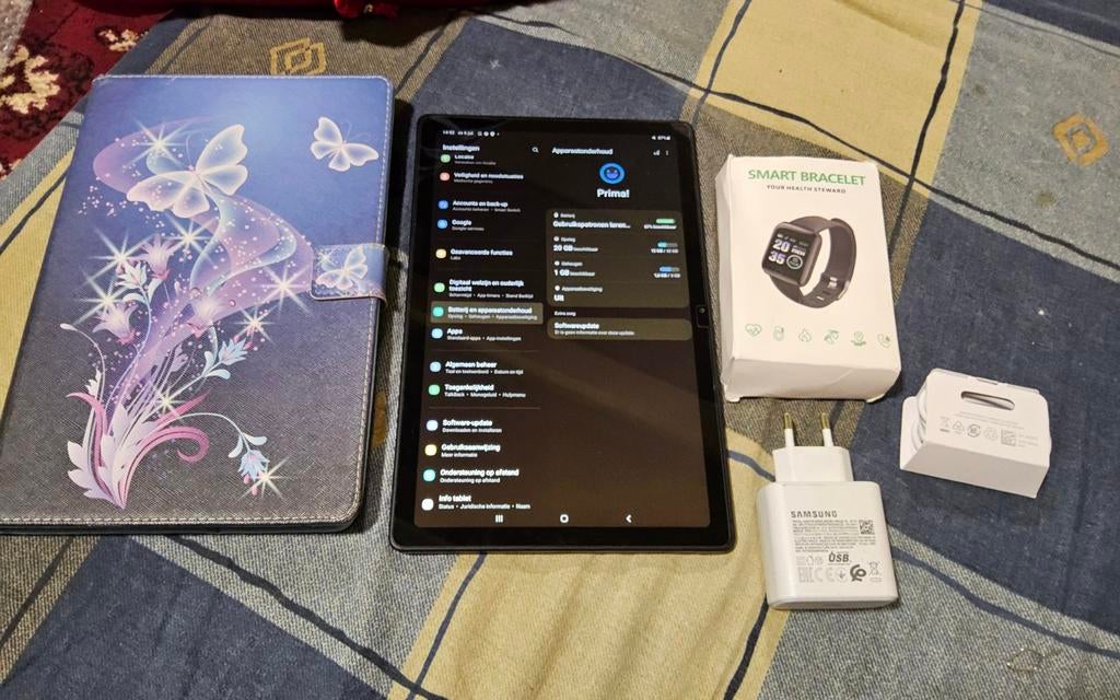 Samsung Galaxy Tab A7 10,4, bijna nieuwe met accessoires, Computers en Software, Android Tablets, Ophalen of Verzenden