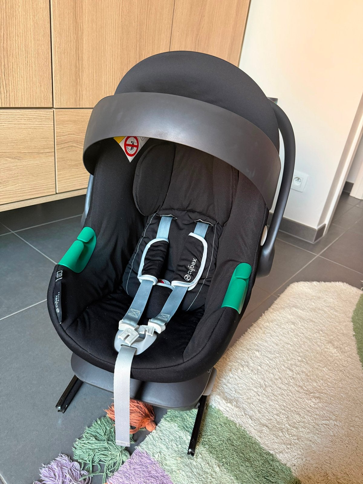 Cybex Aton B2 i size newborn autostoel with base, Ophalen, Zo goed als nieuw, Isofix