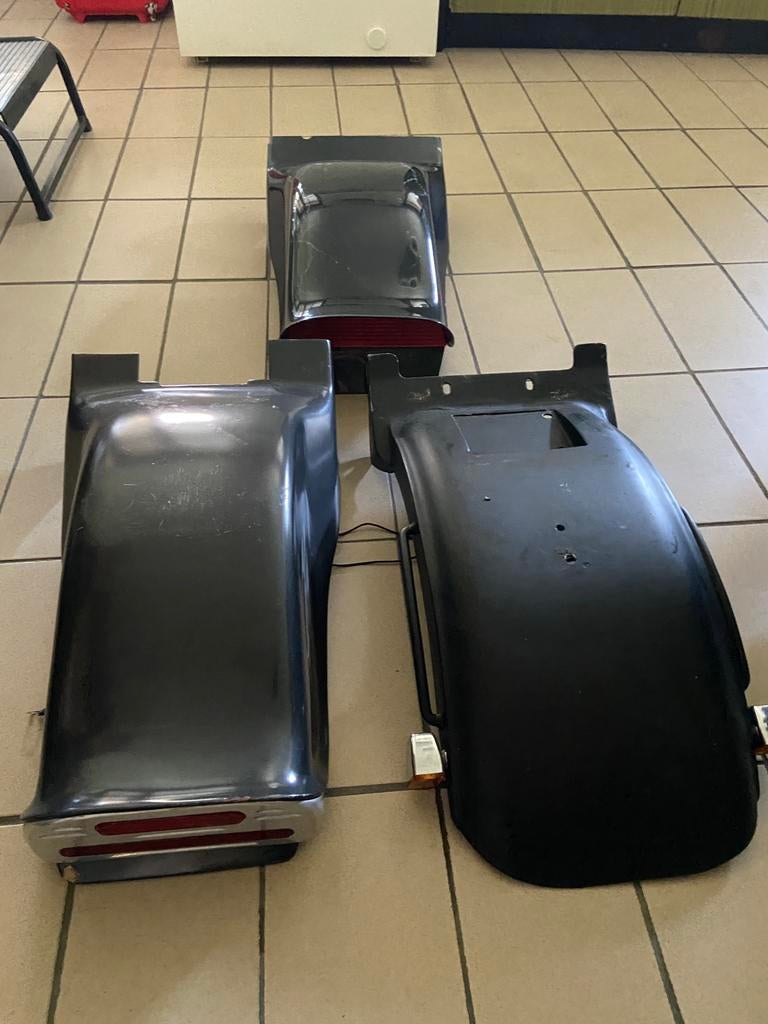 Harley Davidson spatborden, Motoren, Ophalen