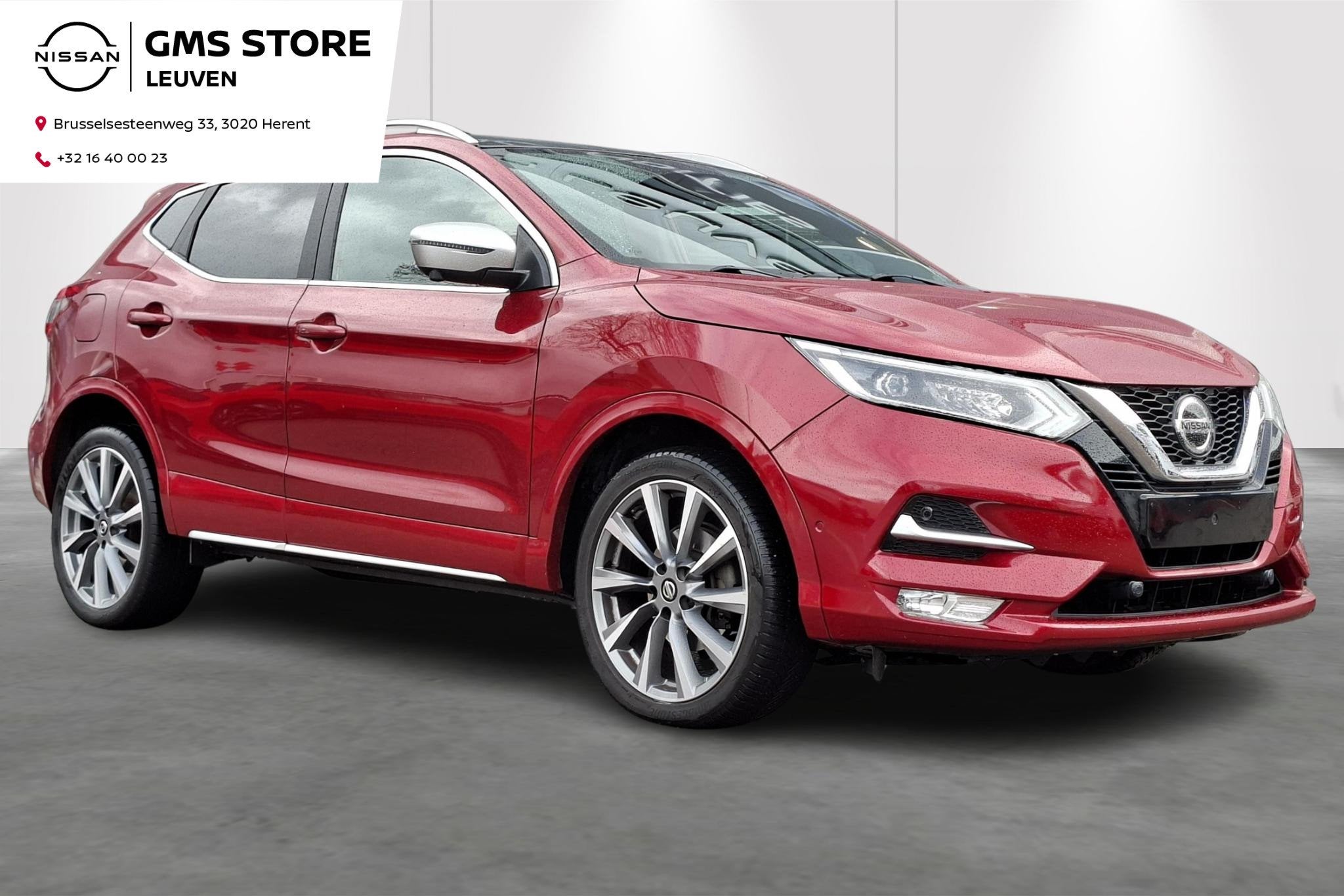 Nissan Qashqai Full-option-Aut-Pano-Carplay-GPS-Airco, Auto's, Stof, Gebruikt, 4 cilinders, 159 pk