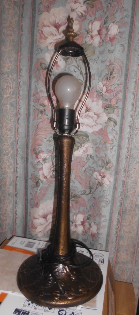 bronzen lampenvoet 60cm Hoog, Ophalen