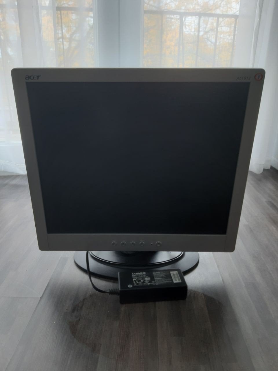 Acer AL1916 Écran LCD 19" + Adaptateur secteur – Bon état, TV, Hi-fi & Vidéo, Enlèvement ou Envoi, Comme neuf, LCD