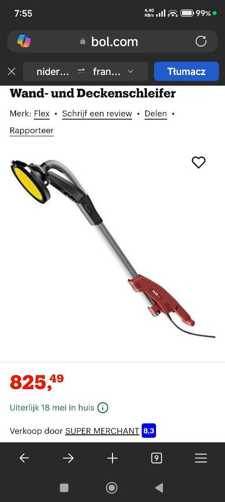 Ponceuse Flex Ge5, Bricolage & Construction, Enlèvement