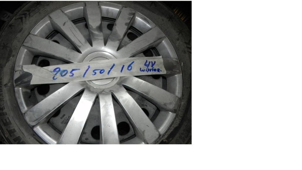 Banden winter + stalen velg 4x 205x50 R 16, Enlèvement