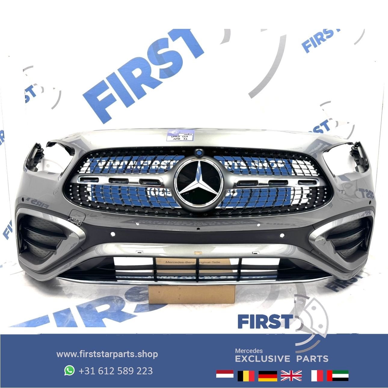 A2478804508 H247 FACELIFT GLA AMG VOORBUMPER COMPLEET +  GRI, Gebruikt, -, Voor, Ophalen of Verzenden