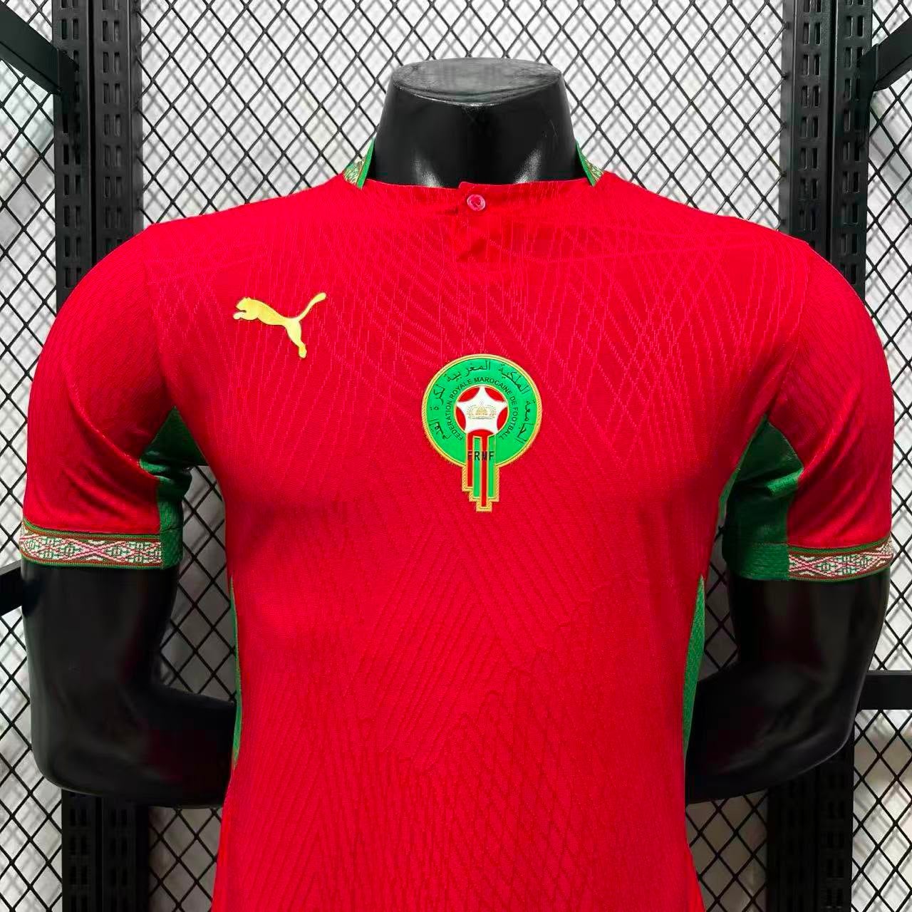 Voetbalshirt marokko, Kleding | Heren, T-shirts, Nieuw, Maat 48/50 (M), Meerkleurig, Ophalen