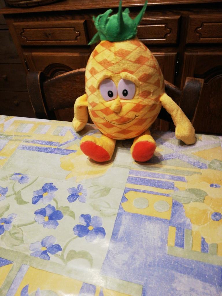 Peluche ananas. Goodness gang. Neuve., Kinderen en Baby's, Ophalen of Verzenden, Zo goed als nieuw
