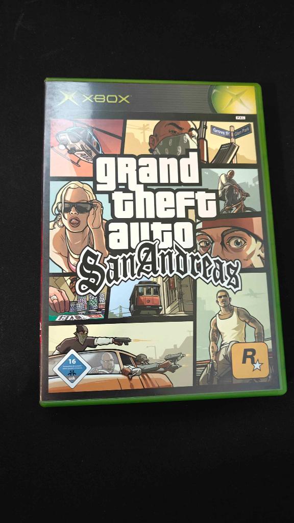 Grand Theft Auto San Andreas - Xbox Original Games, Gebruikt, 1 speler, Ophalen of Verzenden, Role Playing Game (Rpg)