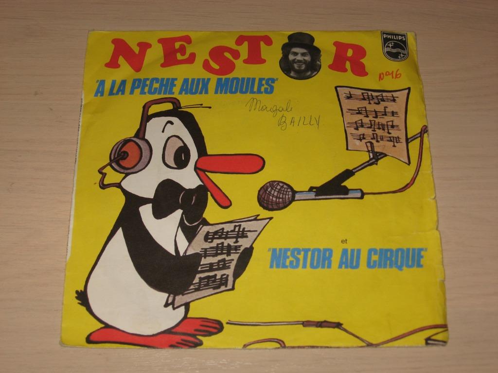 Disque vinyl 45 tours nestor A La Pêche Aux Moules, Enlèvement ou Envoi, Comme neuf, Musique