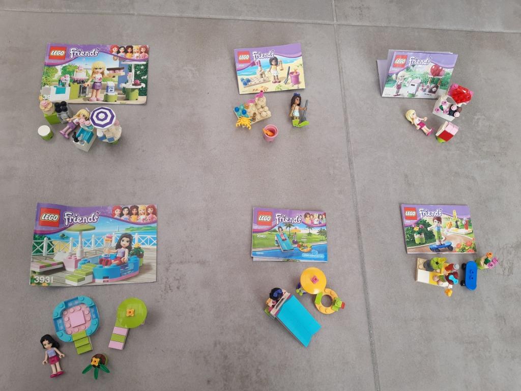 lot van 6 sets lego friends, Ophalen, Zo goed als nieuw, Lego